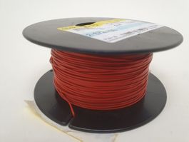 Litze, Kabel Einzelader HELUKABEL LIFY 0.10 mm2, ROT 100 m