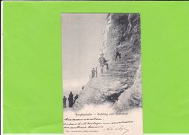 Jungfraubahn. Aufstieg zum Rothstock-belebt