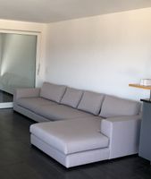 Designer Sofa hellgrau guter Zustand 350cm