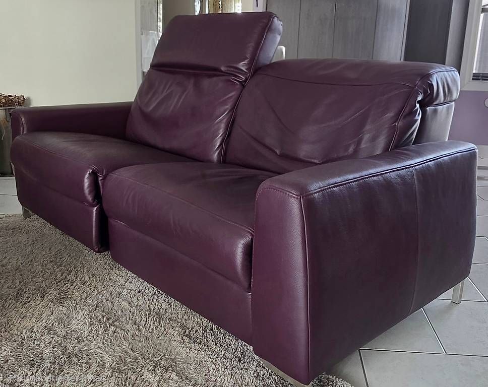 Sofas: 2er Echtleder-Sofa – D'occasion à Egerkingen par Bema9