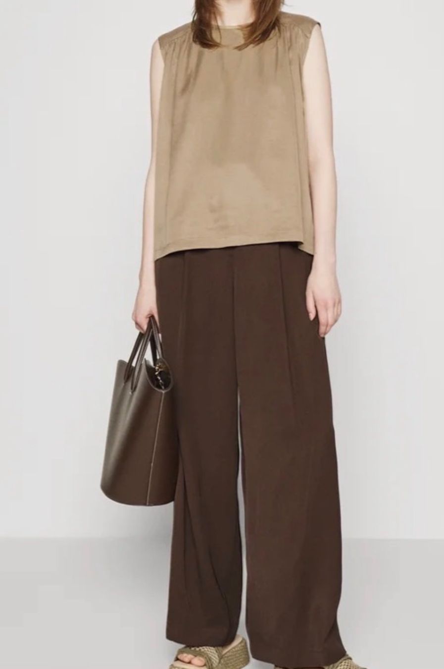Blusen: DRYCORN Blouse in Hellbraun S – Neu (gemäss Beschreibung) aus Glattfelden von Danshari 1