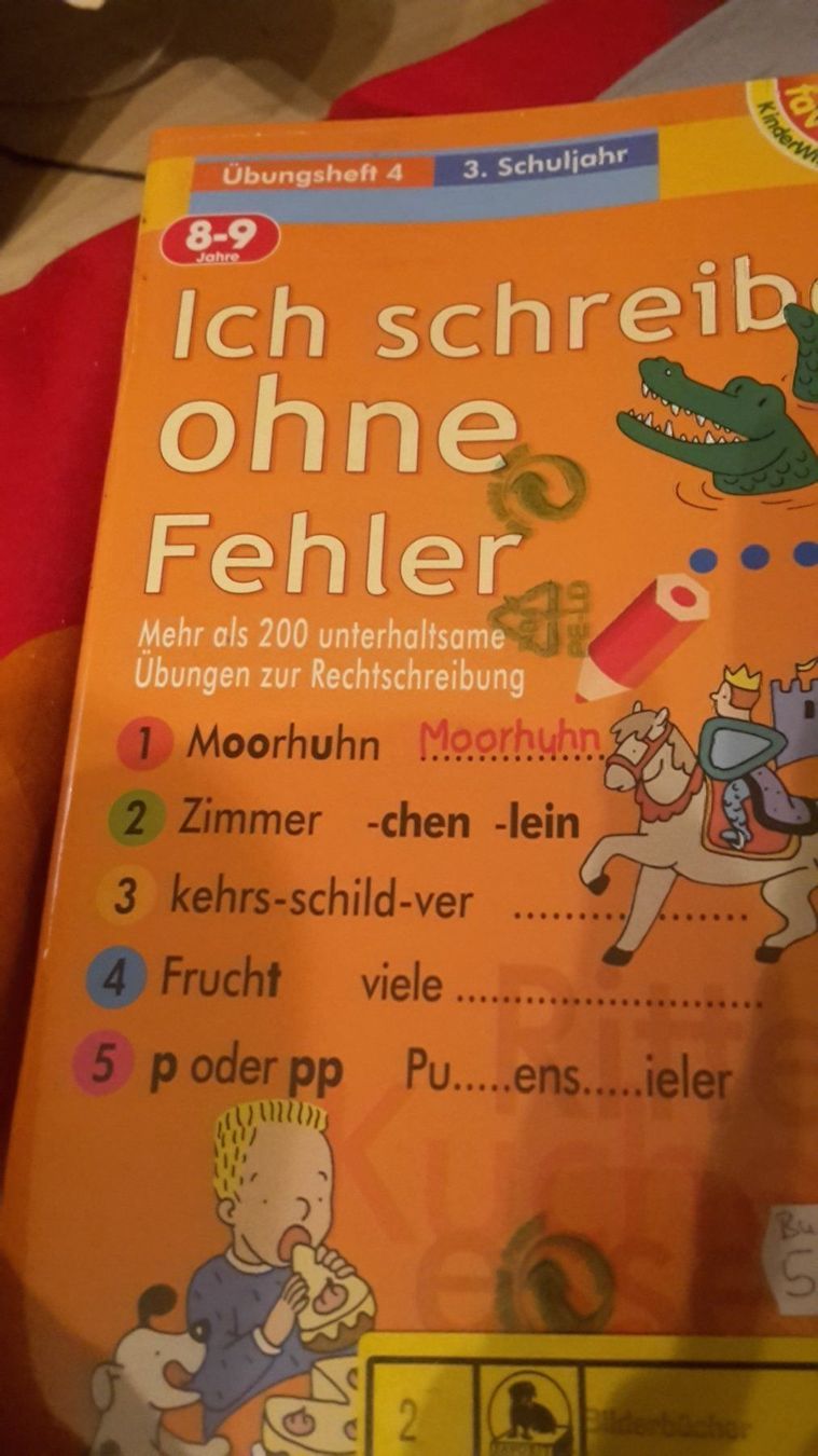 Blocchi: 2 Ūbungshefte ich schreibe ohne Fehler – Nuovo e nell'imballaggio originale da Schwarzenburg venduto da Flamingo07 1
