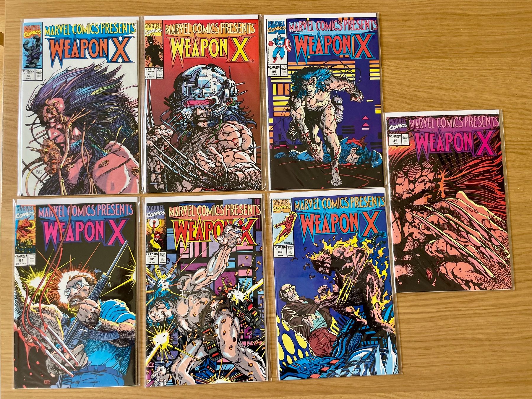 Fumetti: Weapon X Wolverine FULL SET - Marvel Comics Presents #72-84 – Usato da Zürich venduto da molcomics 1
