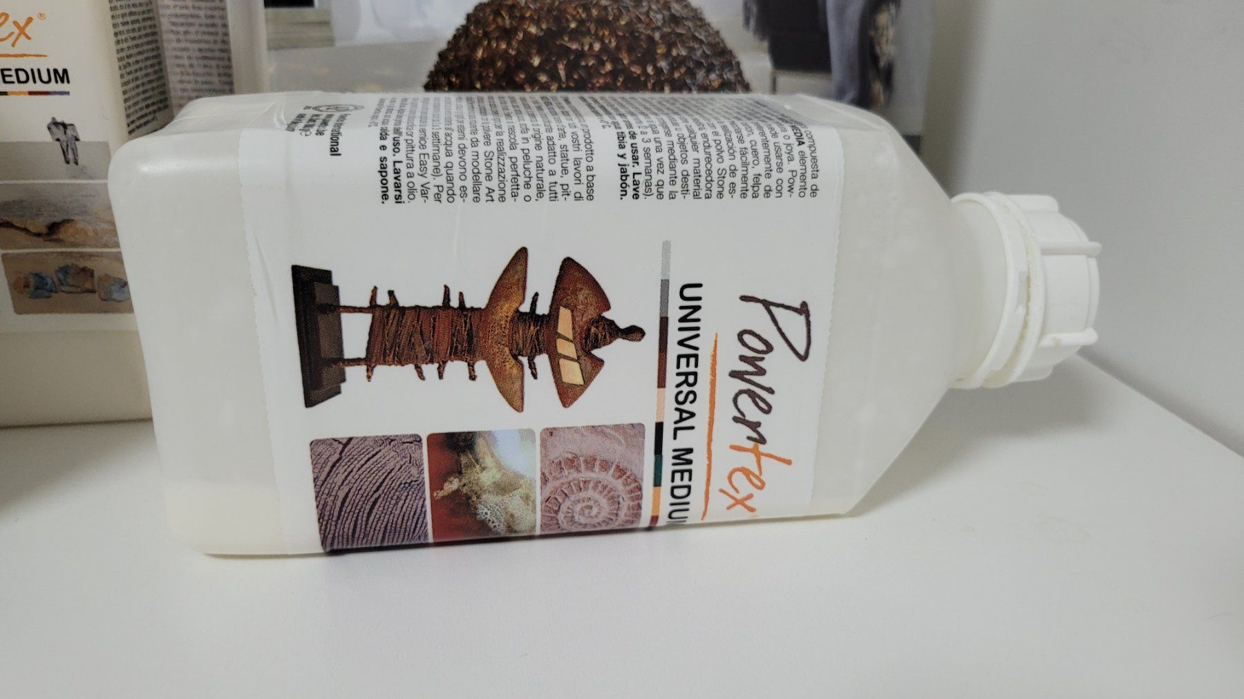 Bastelsets: Powertex Set - Stone Art Cellulose, Medium, Bister, 2 Bücher – Gebraucht aus Liestal von Luggeli1 4