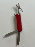 Taschenmesser rot mit Schere und Klinge (S36)
