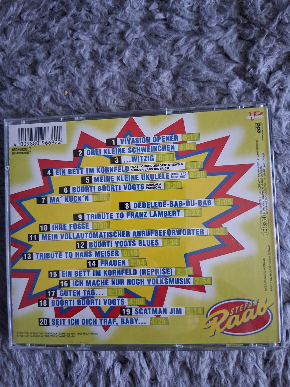 CD: STEFAN RAAB & DIE BEKLOPPTEN      CD – Usato da Wetzikon ZH venduto da Ramones01 1
