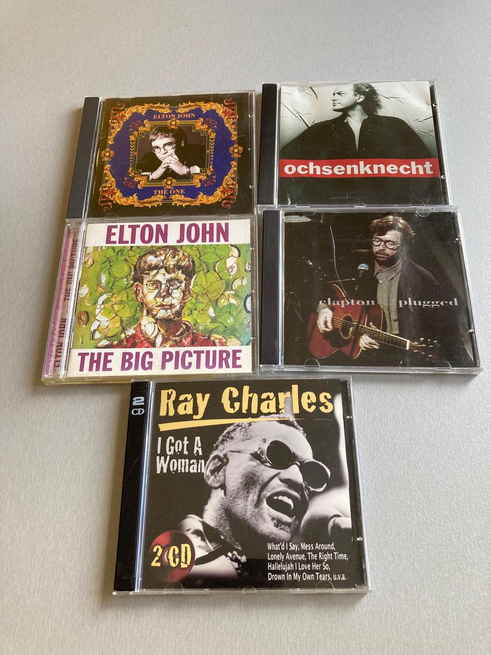 CDs: 5 CDs - Elton John, Ray Charles, Eric Clapton – D'occasion à Wald ZH par Liedermacher