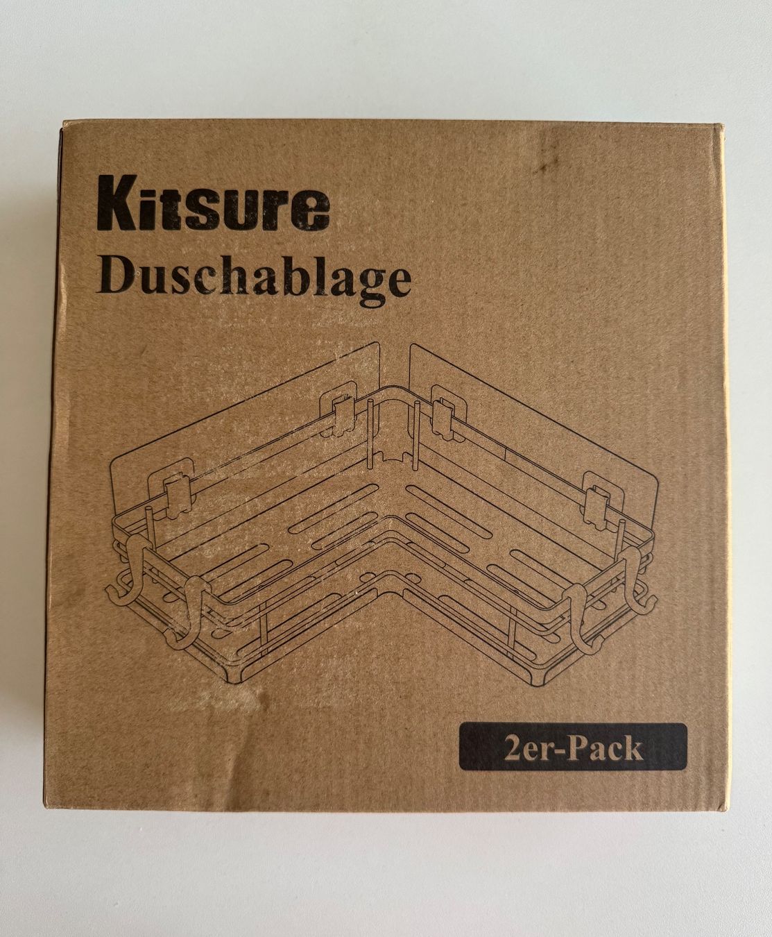 Wandhalterungen: KITSURE Duschablage / Bad Organiser 2er Pack Neu – Neu und originalverpackt aus Montagnola von Vol24 1