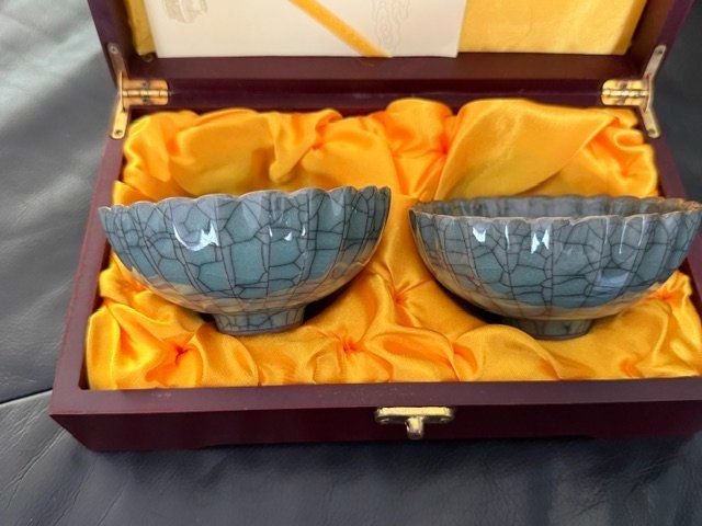 Ciotole: Chinesische Seladon Zwillingsschalen – Nuovo e nell'imballaggio originale da obfelden venduto da Jetztaber 3