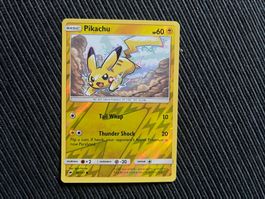 Pokemon Pikachu Reverse Holo Burning Shadows Near Mint