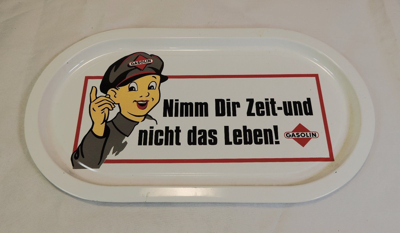 Ecriteaux: Gasolin Metall Tablett, Blechschild, Werbung – D'occasion à Duggingen par doogbua 1