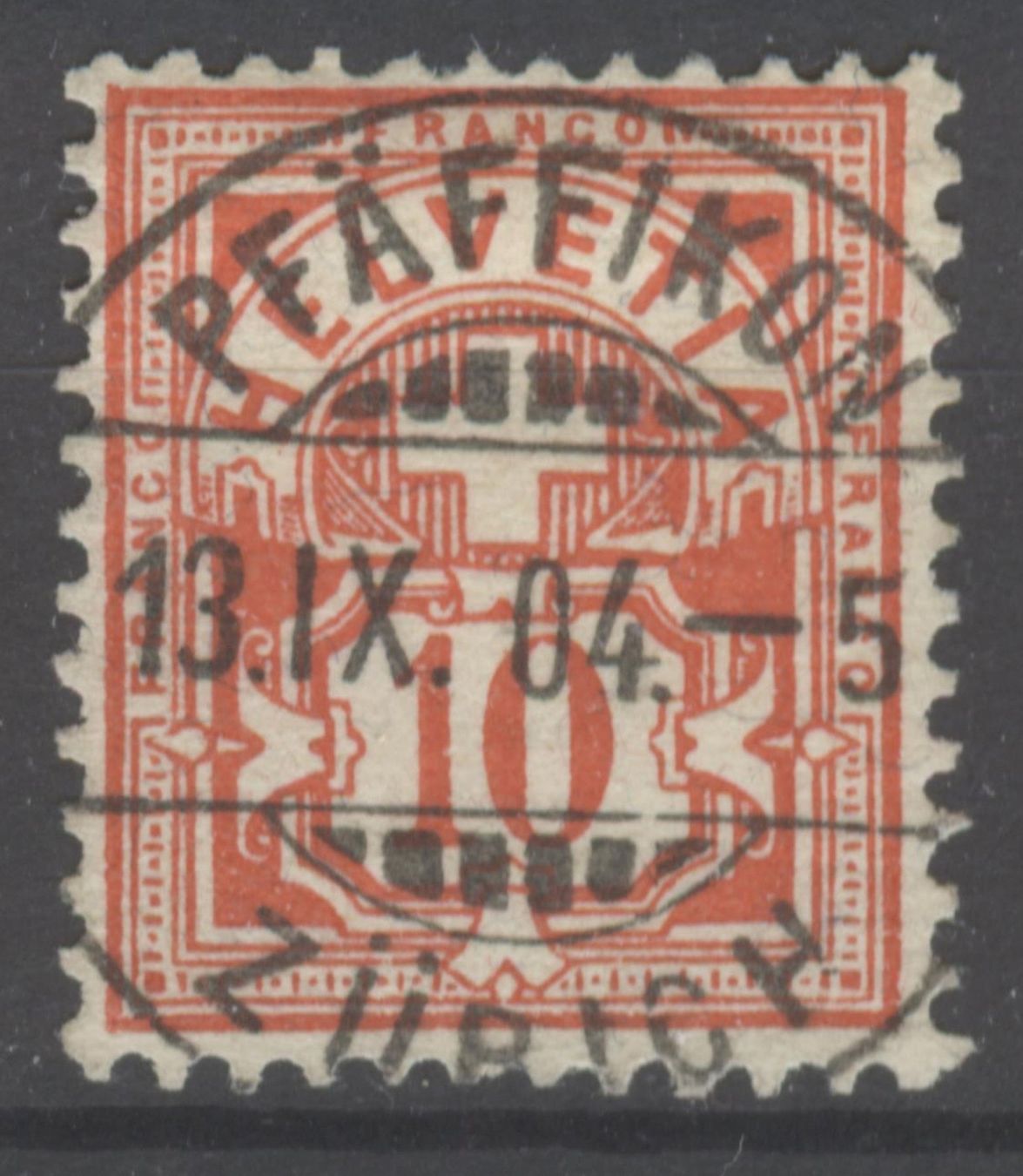 Tutti i francobolli: Vollstempel Pfäffikon ZH auf 61B – Usato da Uster venduto da giorgiotr