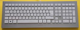 Tastatur Cherry, flach, elegant, deutsch, Kabel