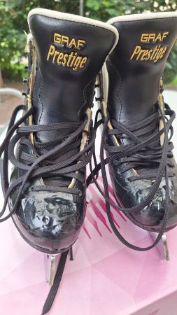 Graf Schlittschuhe Prestige, Grösse 33 (UK 1) mit Kufe