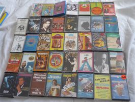 39x Musikkassetten - Top 70er 80er - Hitparade uva
