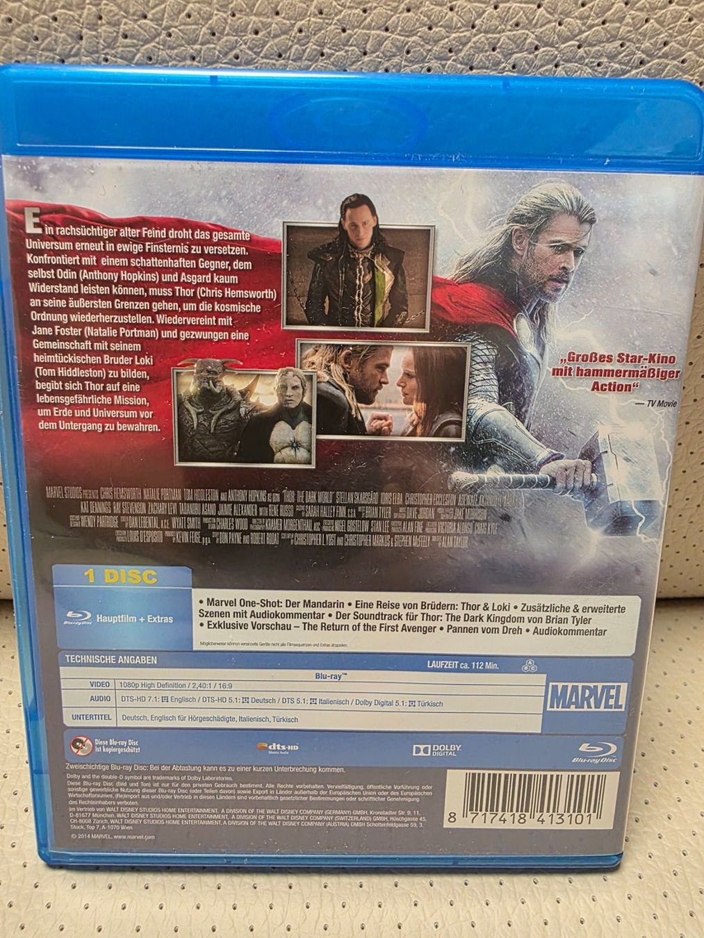 Tutti i DVDs: Thor - The Dark Kingdom (Blu-ray) - Marvel Action – Usato da Herisau venduto da Dinge-in-Bewegung 1