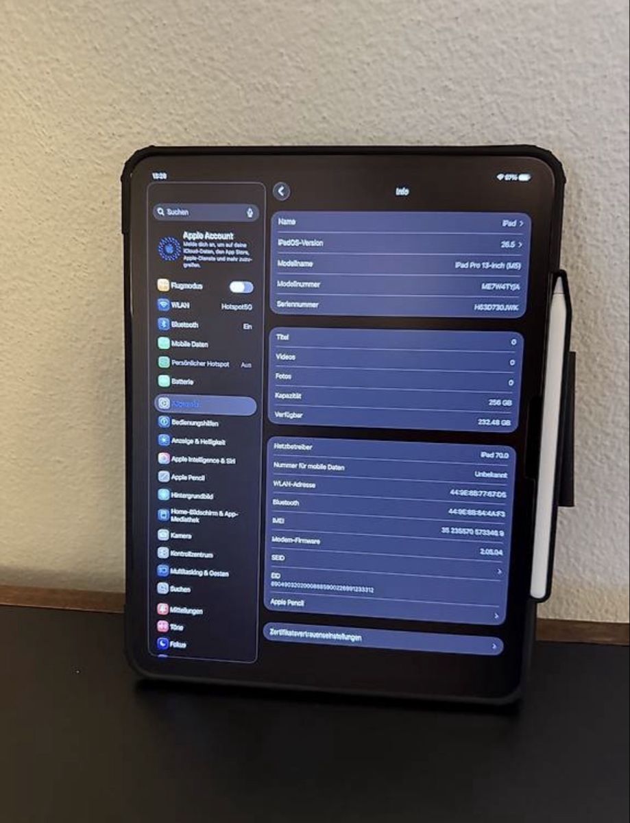 Apple Tablet PC: Apple iPad Pro 13 M5 Cellular – Nuovo (secondo la descrizione) da Allschwil venduto da ant_wbx5 2