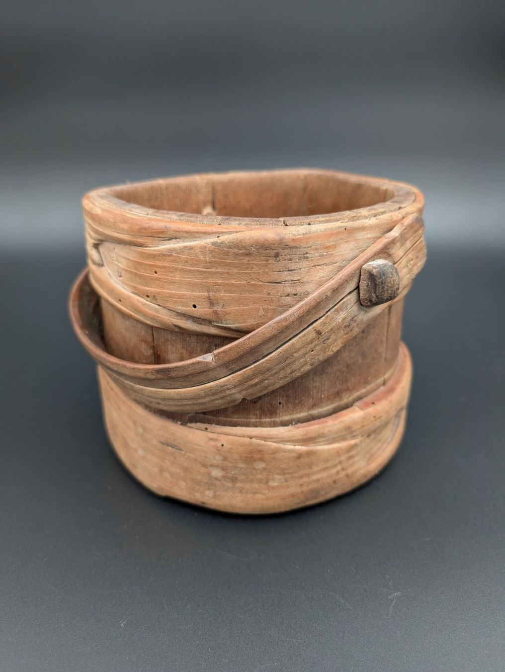 Sonstiges für Haushalt & Wohnen: Antikes Holzgefäss Eimer Vintage Deko Rustikal – Gebraucht aus Wiezikon b.Sirnach von Romsche