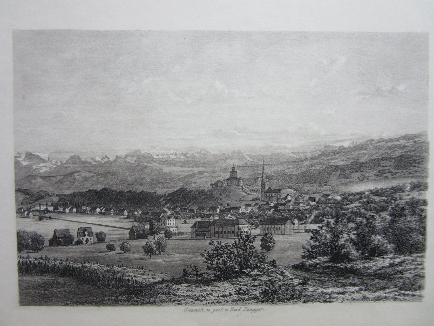 Incisioni: USTER (STAHLSTICH) – Usato da Gersau venduto da grafik-kunst