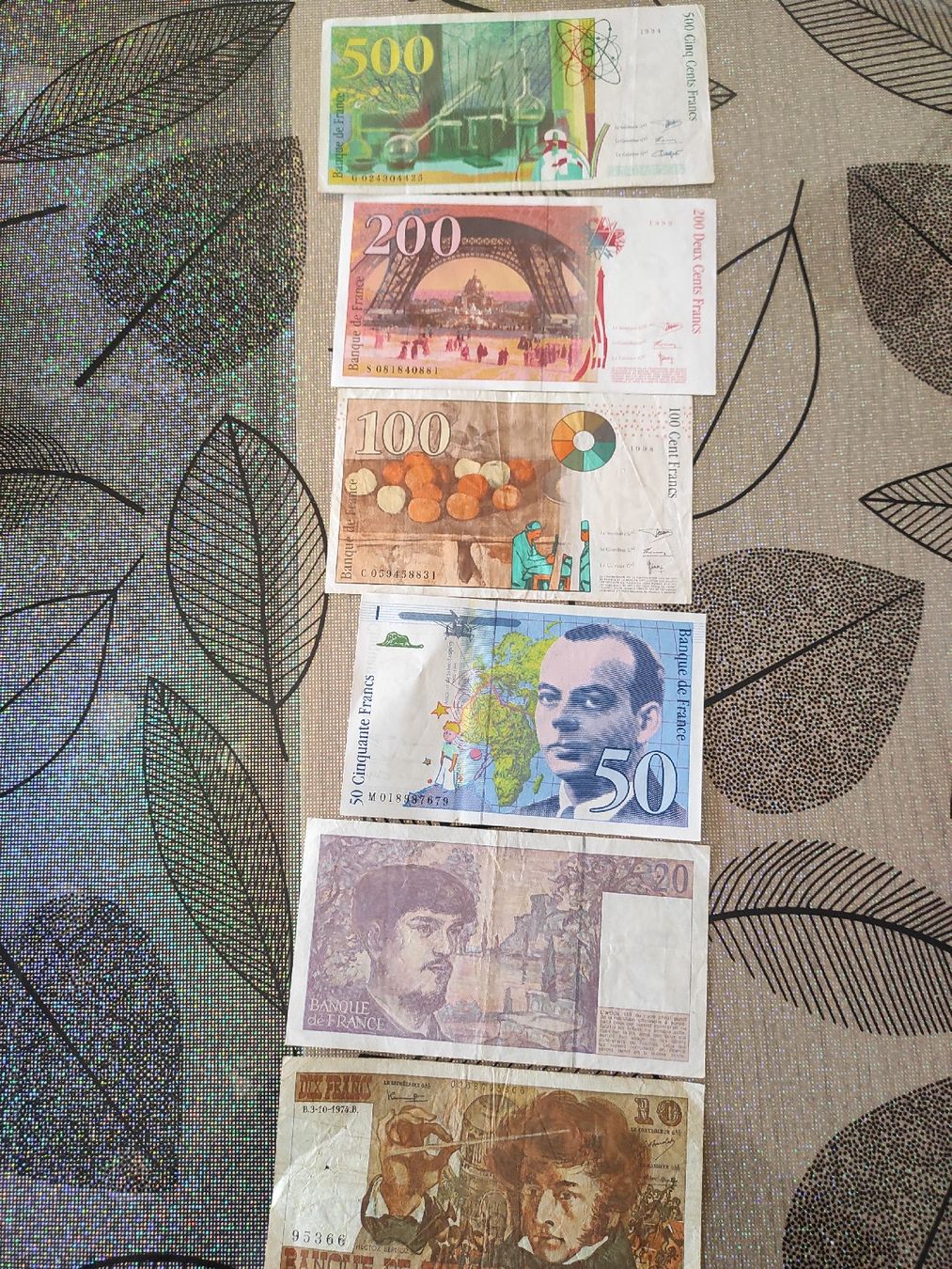 Banknoten: serie billets françaises V Republic  – Gebraucht aus Couvet von lulul 3