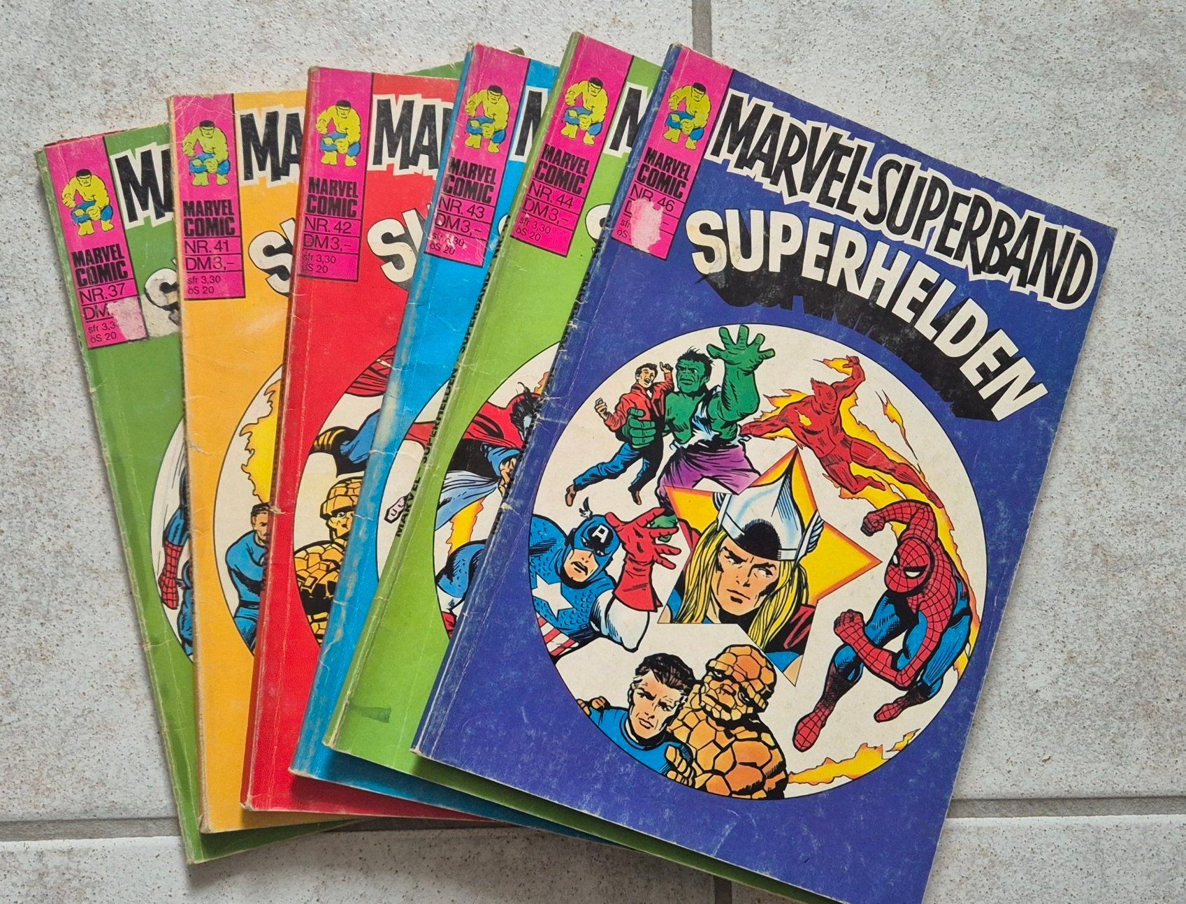 Fumetti: Marvel-Superband Superhelden, 6 Stk, ab 1975 – Usato da Winterthur venduto da Wolfensberg 2