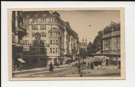 AK 1914 Zürich Rämistrasse TOP Ansicht mit AK Verkäufer 😍