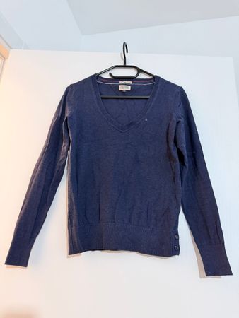 Tommy Hilfiger Damen Pullover, Gr. S, Navy