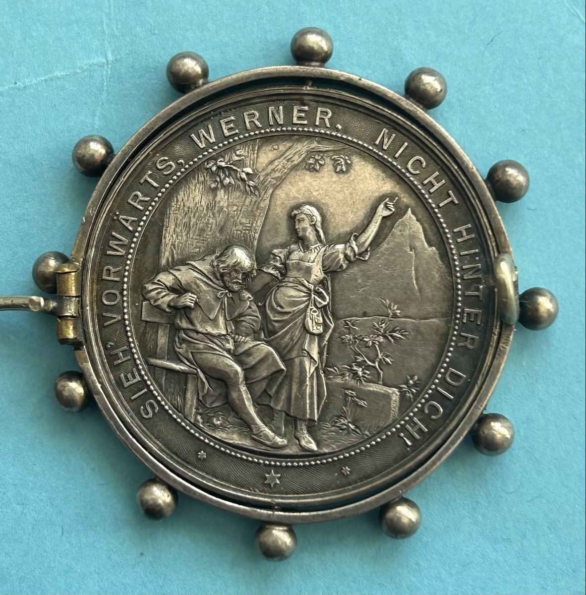 Medaillen: Zur Feier der Enthüllung des Telldenkmal 1895 – Gebraucht aus Gossau SG von Gallus00 1