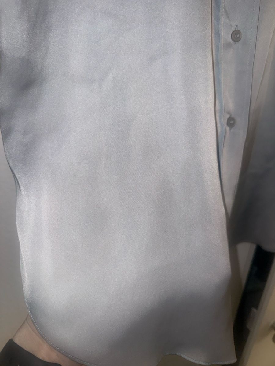 H&M Camicette: Elegante long Damenbluse, silber, Grösse M,. – Usato da Spreitenbach venduto da BIH2005 4