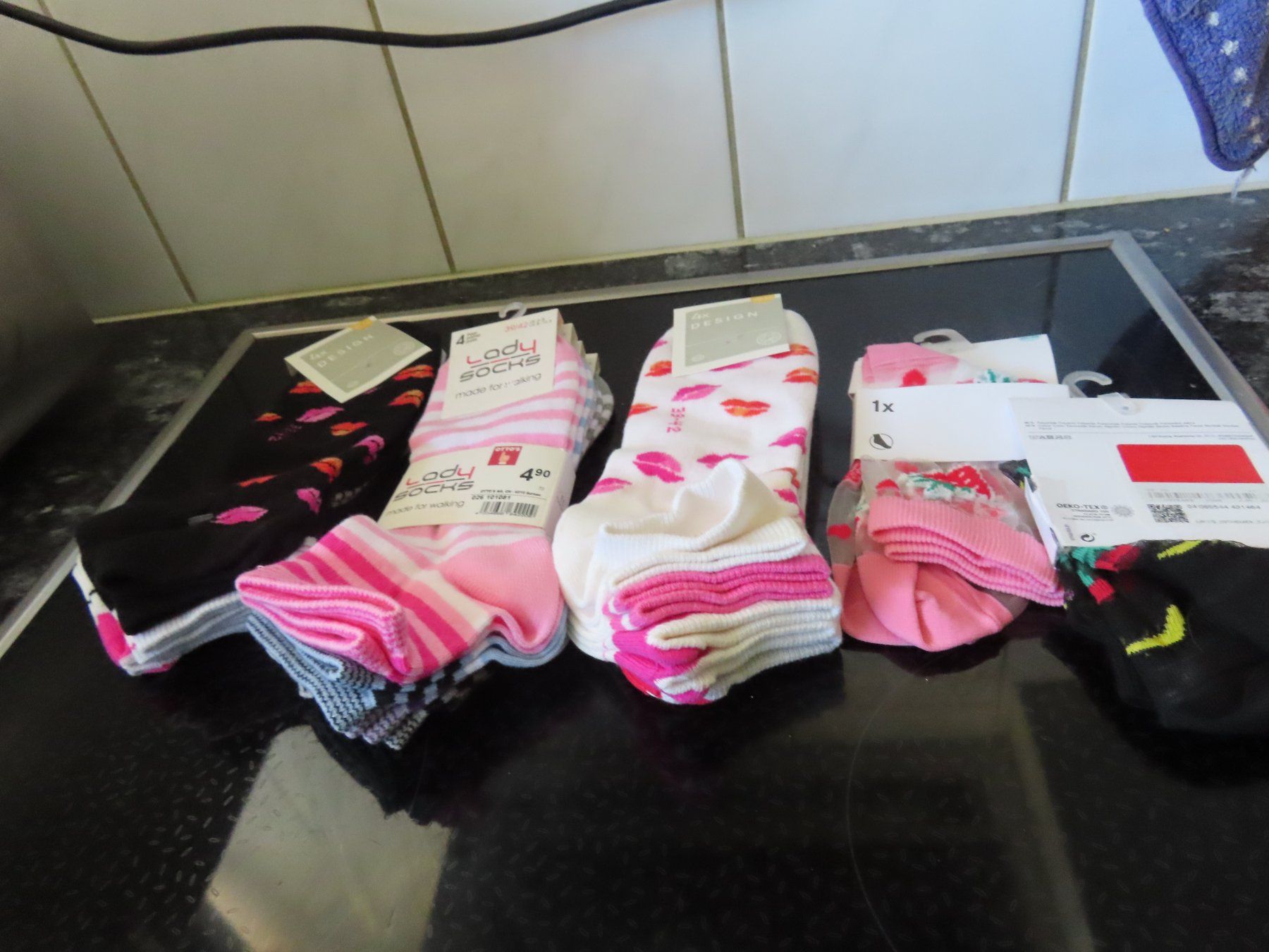 Calze: 3X  Socken  2x Socke – Nuovo e nell'imballaggio originale da Rüfenacht BE venduto da tial70