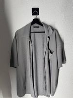 Chemise grise plissée MENNACE taille L