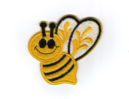Aufbügler süße Biene Kinder Honig a1f8