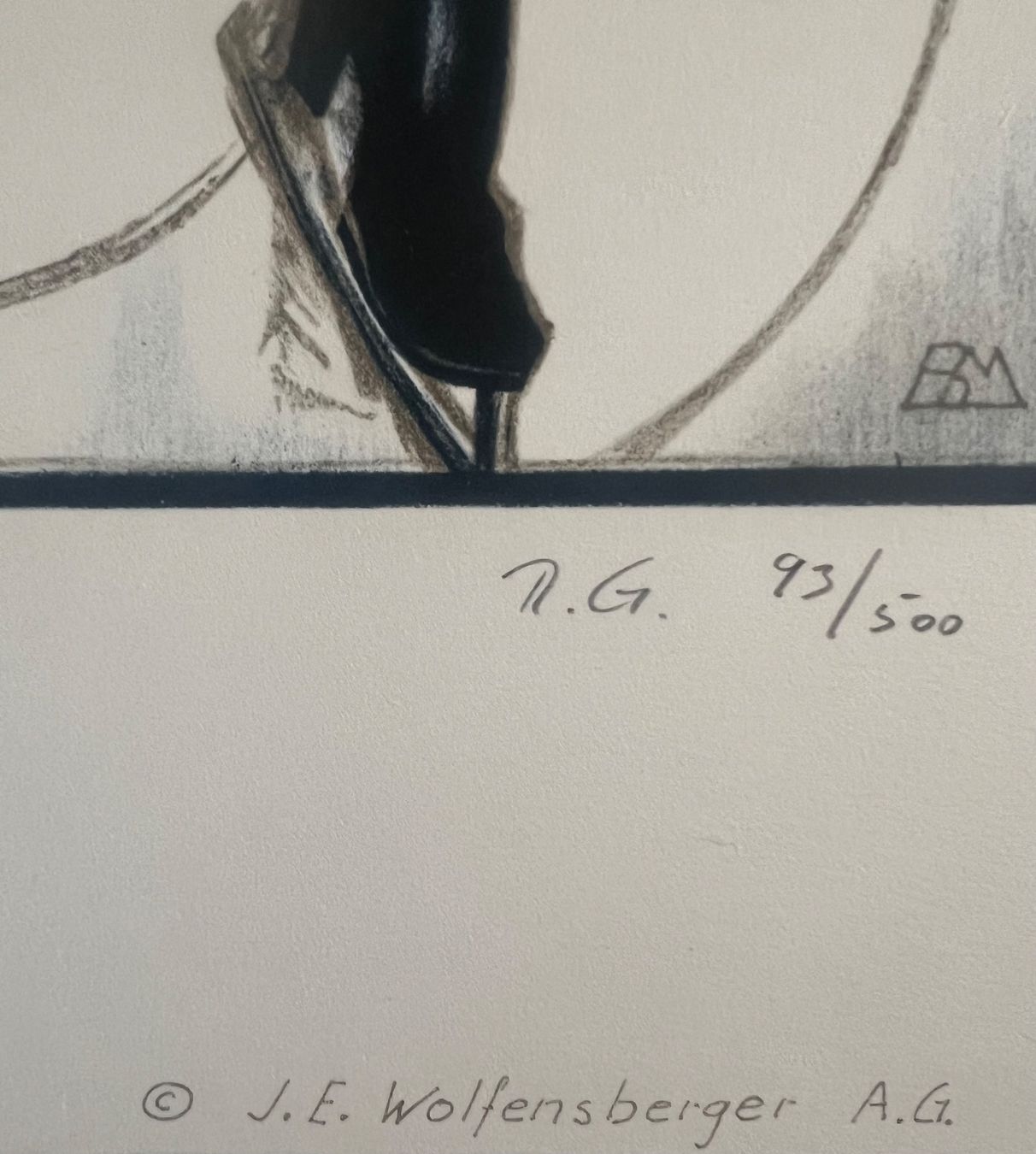 Grafiken & Lithographien: Burkhard Mangold, Handlithografie, nummeriert – Gebraucht aus Rain von Pic-Ass 4
