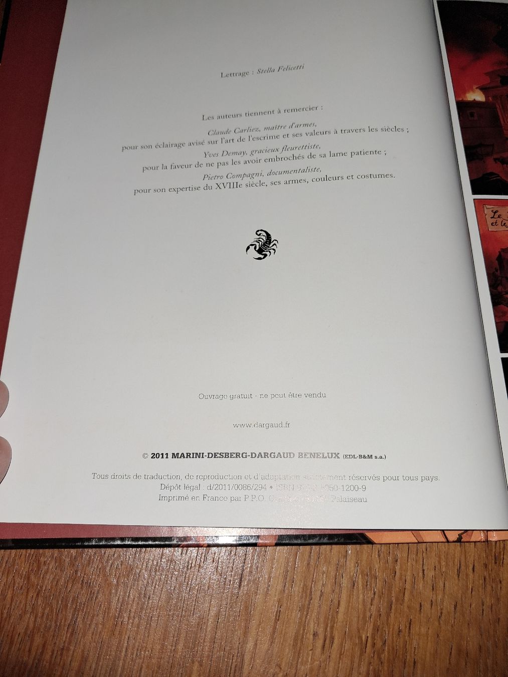Comics: Bd Le Scorpion - Tome 1 : La Marque du Diable – Gebraucht aus Le locle von juliensaran 1