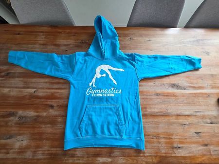 COLLEGE HOODY TÜRKIS BY TURNSTERN