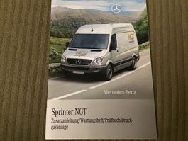 Mercedes-Benz Sprinter NGT Zusatzanleitung 70 Seiten 2009