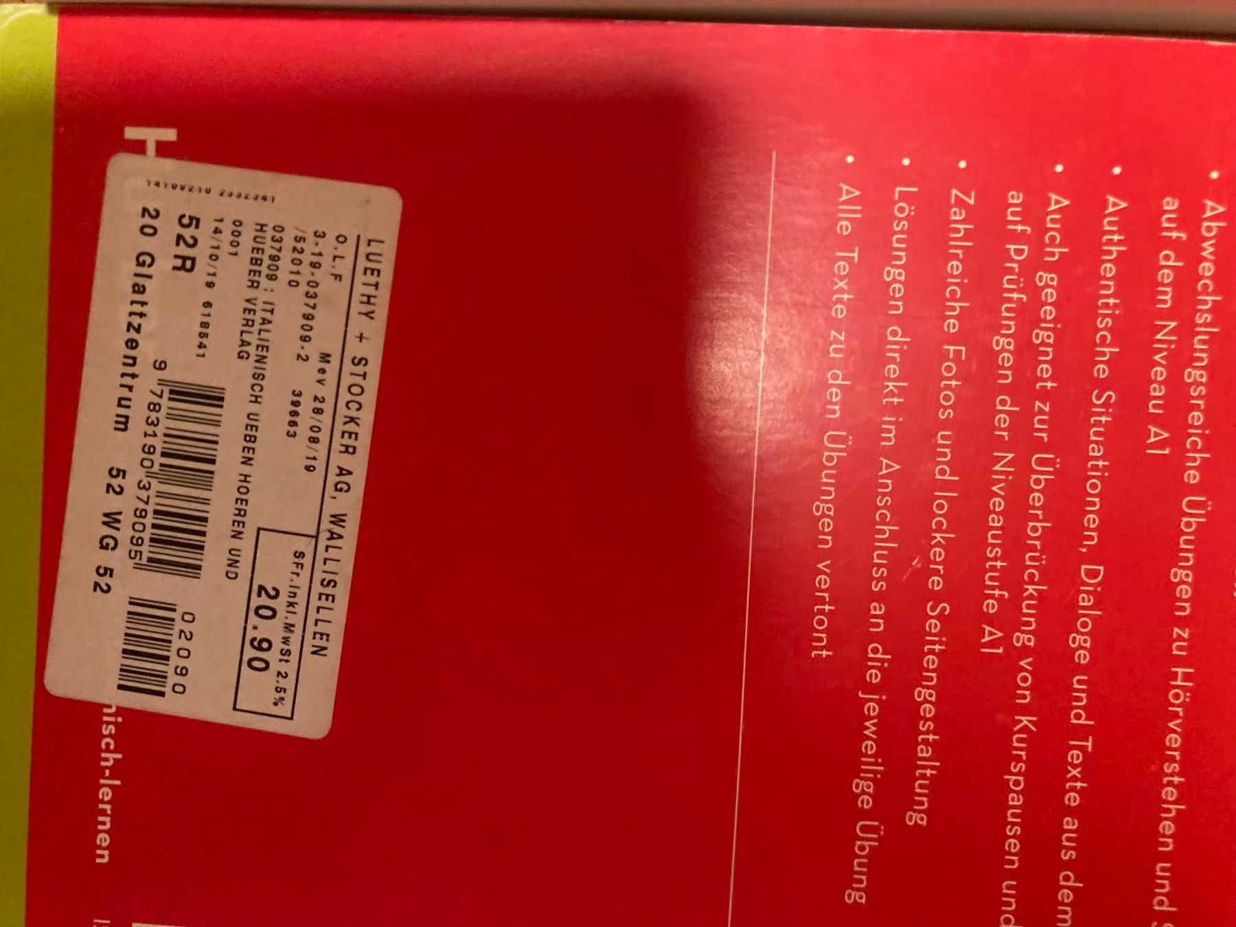 Libri: Italienische Lernbücher, A1 – Usato da Winterthur venduto da phi_hfs7 1
