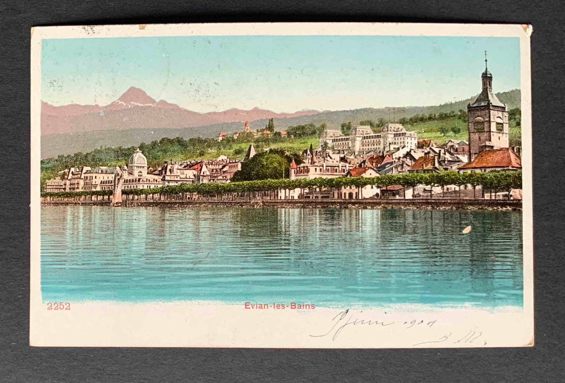 Cartoline postali: AK Evian les Bains – Usato da Goldau venduto da artelier1