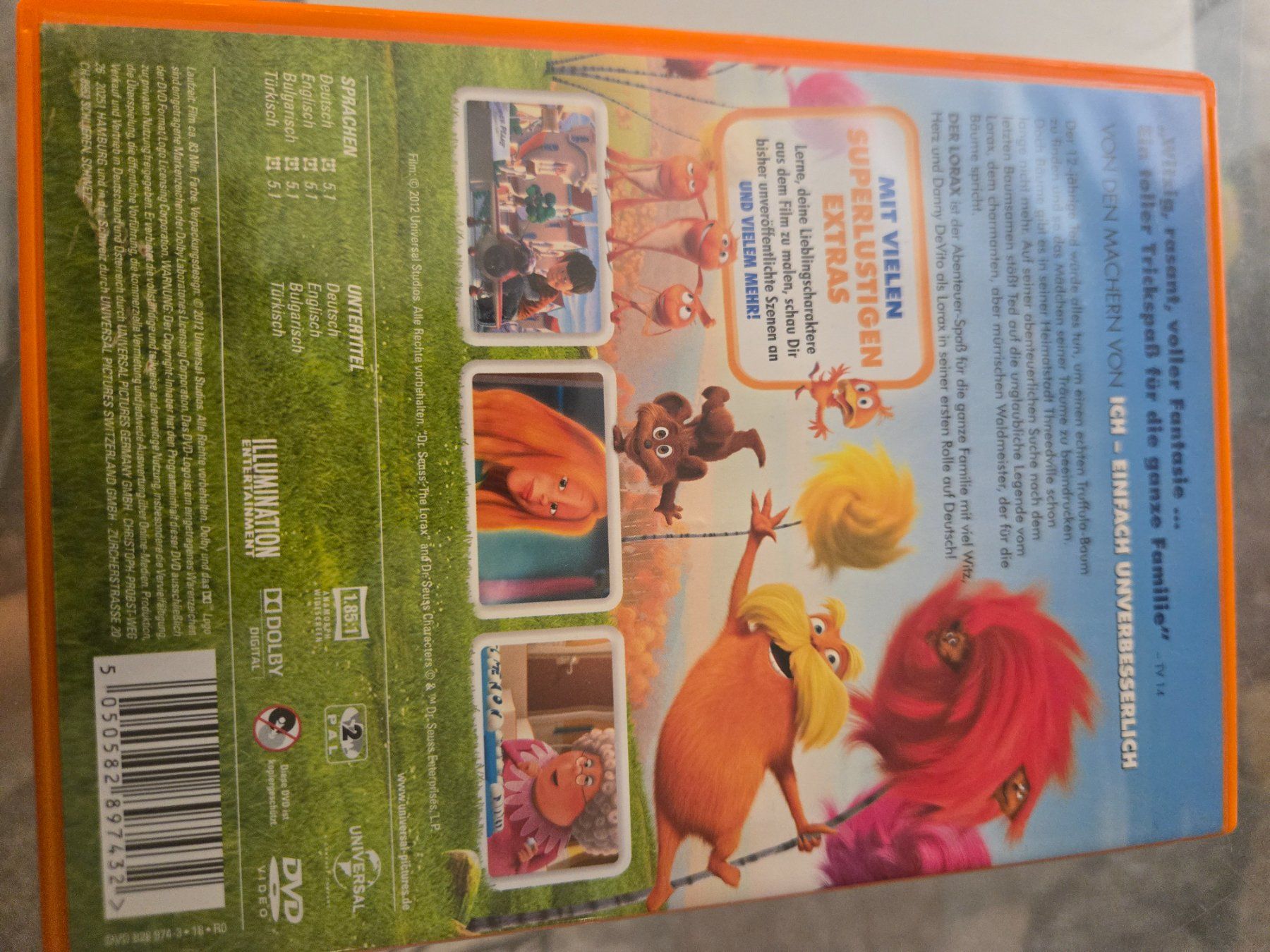 Alle DVDs: Der Lorax DVD – Gebraucht aus Bussigny von Kfdlt 1
