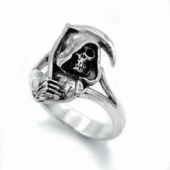 Anelli: Neu: Sensemann Ring / Gr. 59 / 925 Silber – Nuovo (secondo la descrizione) da Muri AG venduto da Edlerweiss-Schwarz 1