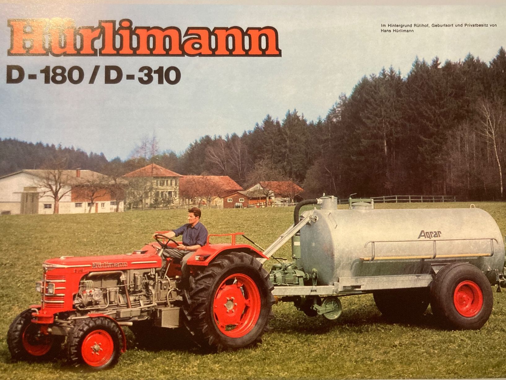Hürlimann Tracteurs: Hürlimann Traktor D310 – D'occasion à Lommiswil par Hosi88
