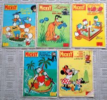 5 x Le journal de Mickey, N° 840, 841, 842, 843, 844, 1968