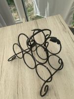 Porte bouteille métal noir 