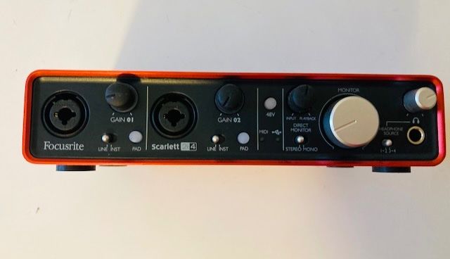 Focusrite Studioequipment: Focusrite Scarlett 2i4 Audio Interface (Macbook M1,iPad,...) – Gebraucht aus Zürich von Bosley1999 2