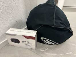 HJC Motorradhelm Klapphelm mit Sena SMH5 Bluetooth Headset