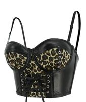 Leo Kunstleder Corsage Gr M/L *neu*