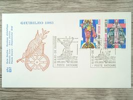 TR97 Enveloppe + Timbre Vatican 1983