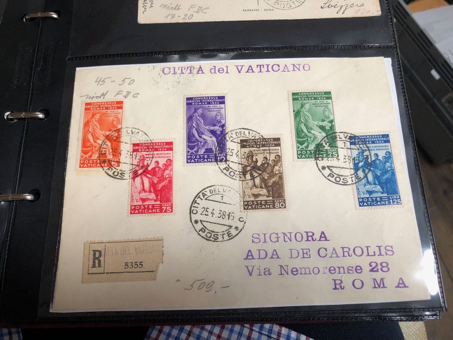 Alle Briefmarken: komplette Sammlung FDC/Briefe VATICANO - immenser Katalog ! – Gebraucht aus Lufingen von Rac0 2