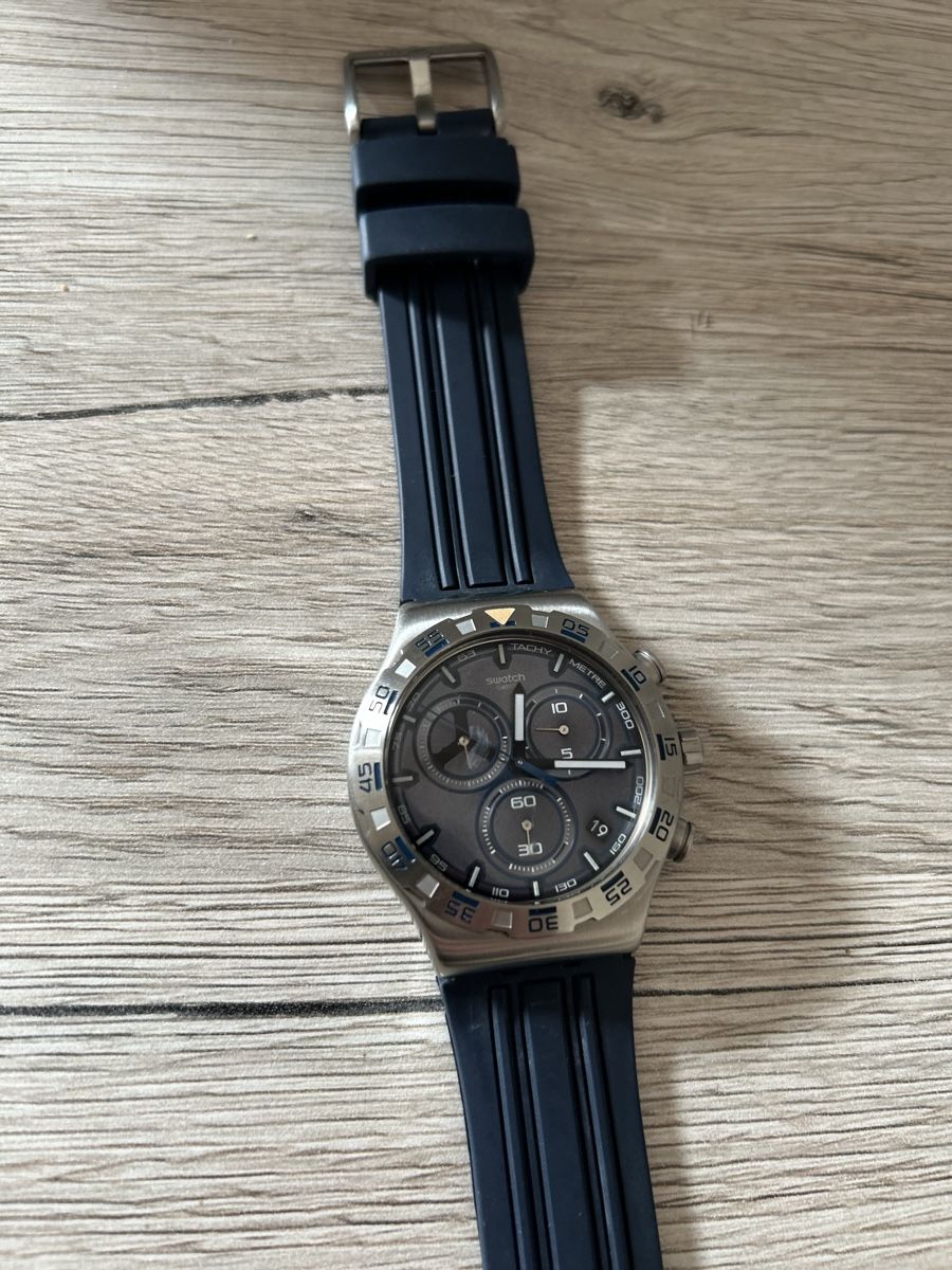 Swatch Orologi: Swatch Teckno Blue Watch – Usato da St Gallen venduto da kon_2nnp 2