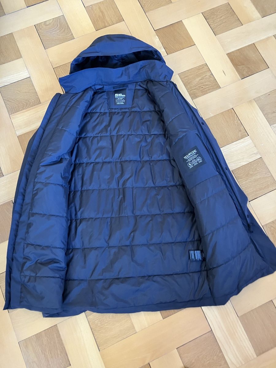 Jack Wolfskin Cappotti: Jack Wolfskin Mantel grau-braun – Usato da Zürich venduto da dbfuchs 4